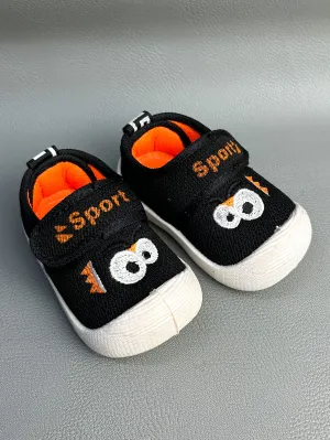 10Mth - 3Yrs Black Shoes For Boys FS BS74