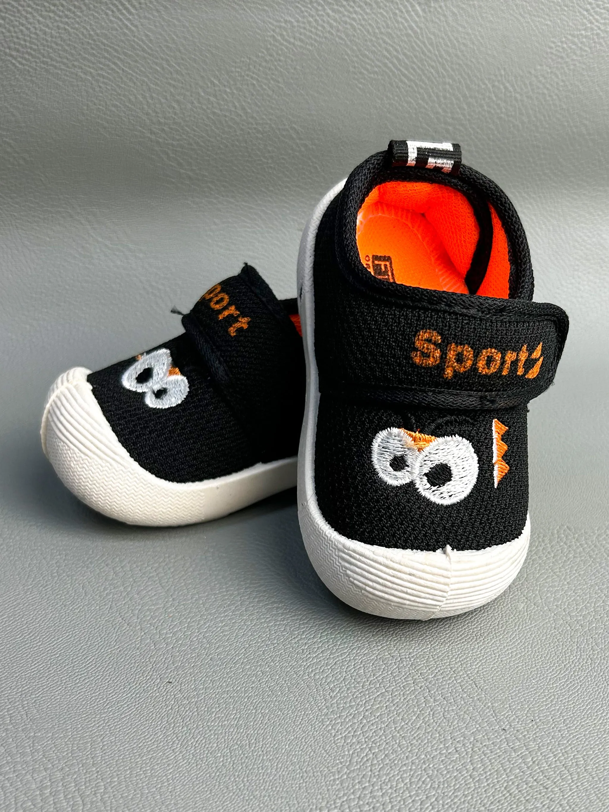 10Mth - 3Yrs Black Shoes For Boys FS BS74