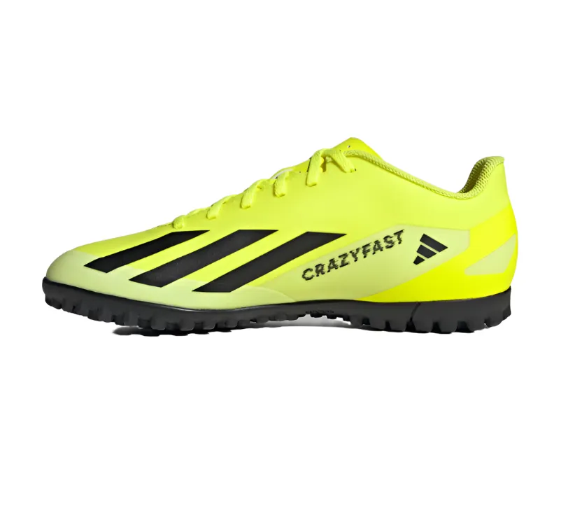 Adidas Adults Astro Turf Boots X Crazyfast Club TF Team Solar Yellow/Core Black/Cloud White