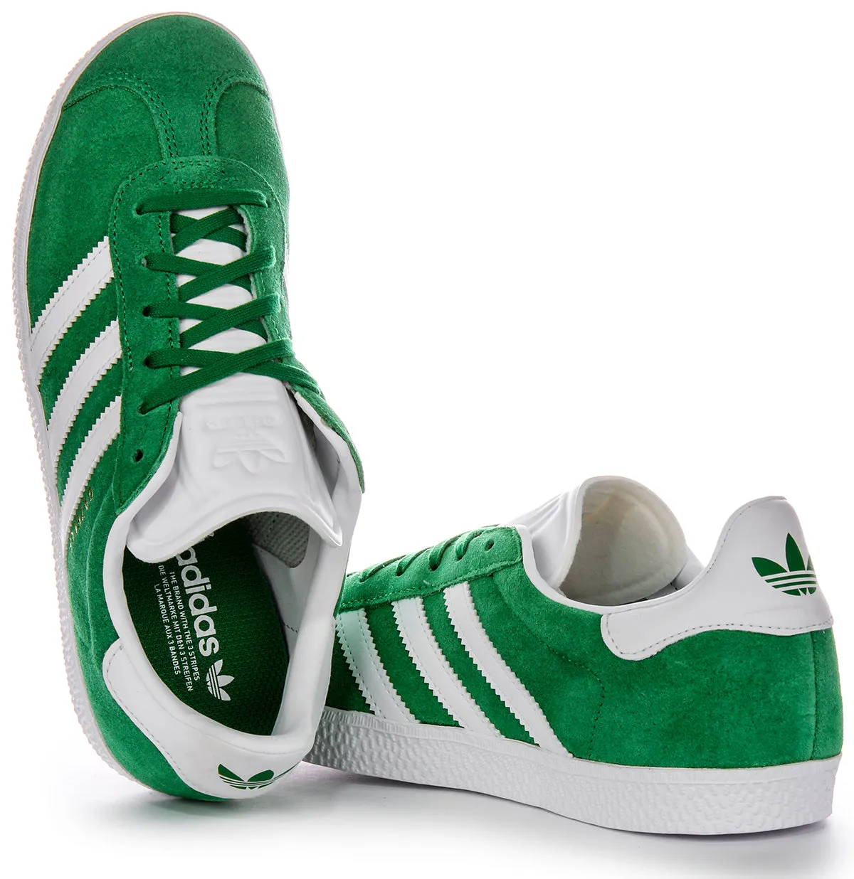 Adidas Gazelle In Green For Junior