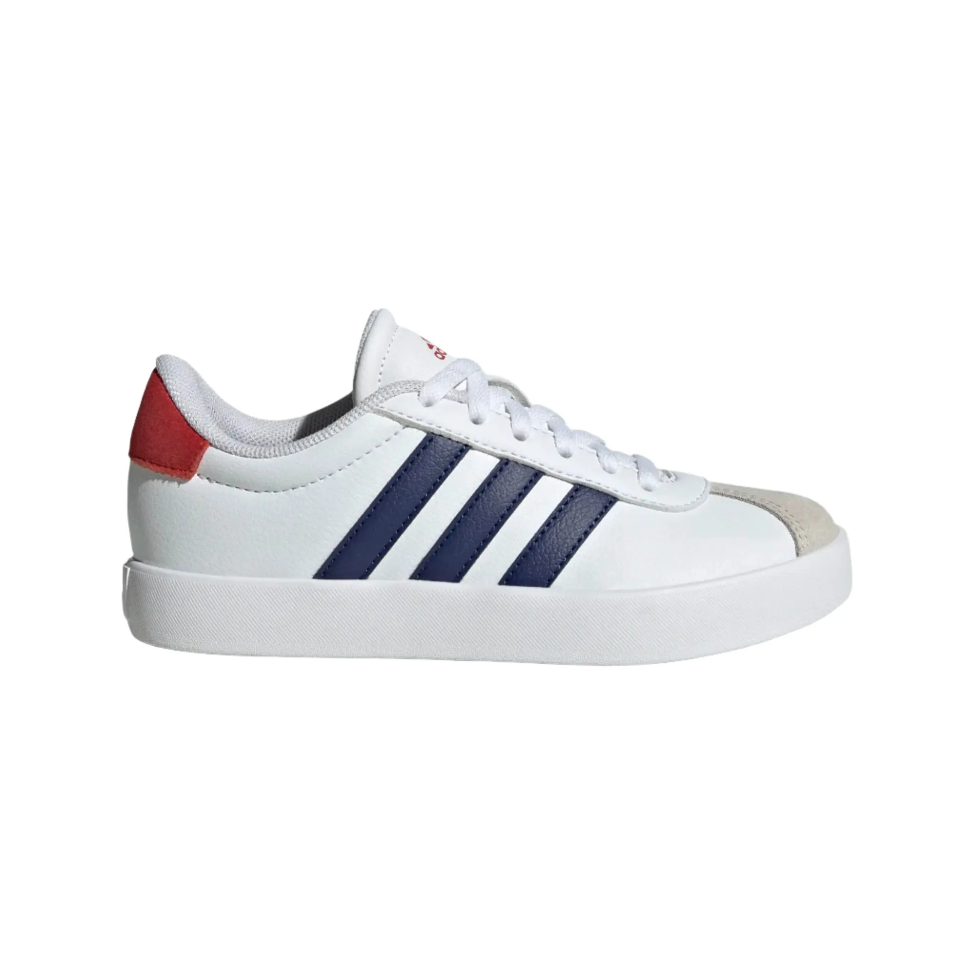 Adidas Kids Sneaker VL Court 3.0 K White/Dark Blue/Red