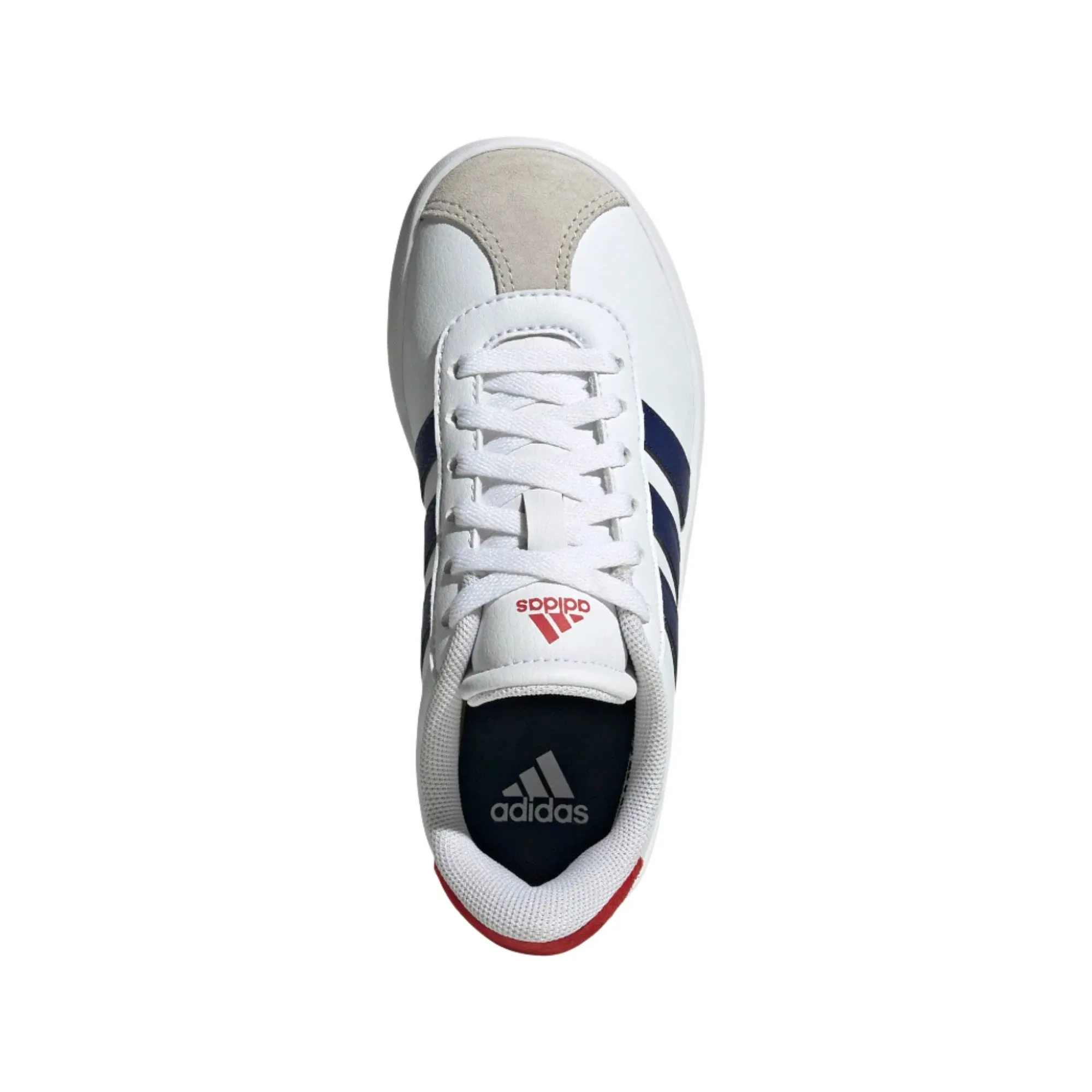 Adidas Kids Sneaker VL Court 3.0 K White/Dark Blue/Red