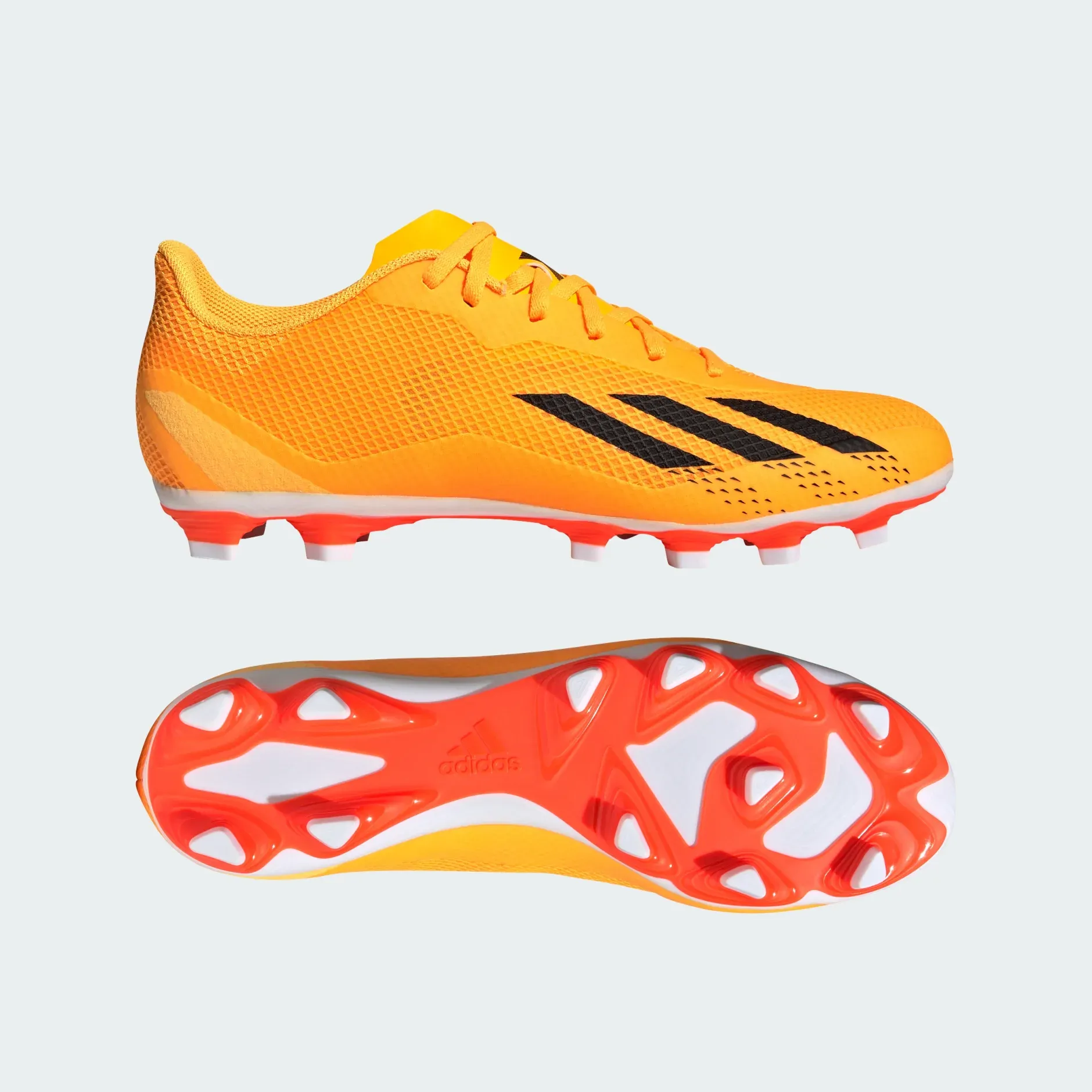 Adidas Men's X Speedportal.4 Flexibe Ground Boots - Solar Gold / Core Black / Team Solar Orange