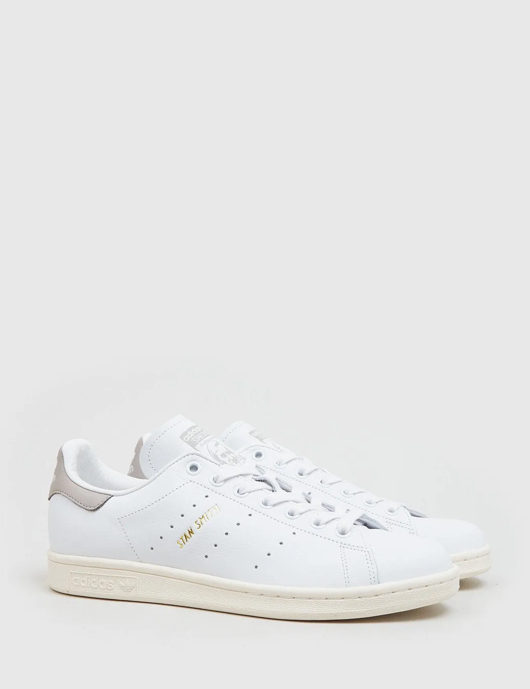 adidas Stan Smith Leather (S75075) - White/Granite Grey