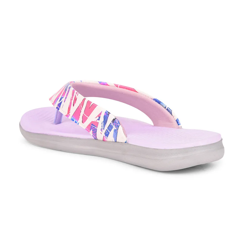 AHA Casual Purple Flip Flops For Women KIARA-6 By Liberty