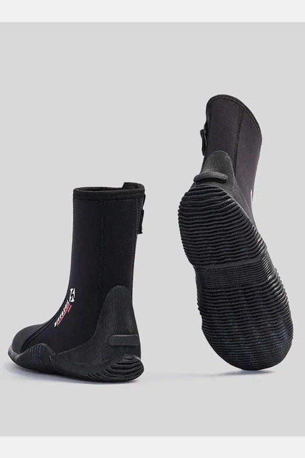 Anti-Slip Premium Rubber Sole Wetsuit Booties Scuba Shoes