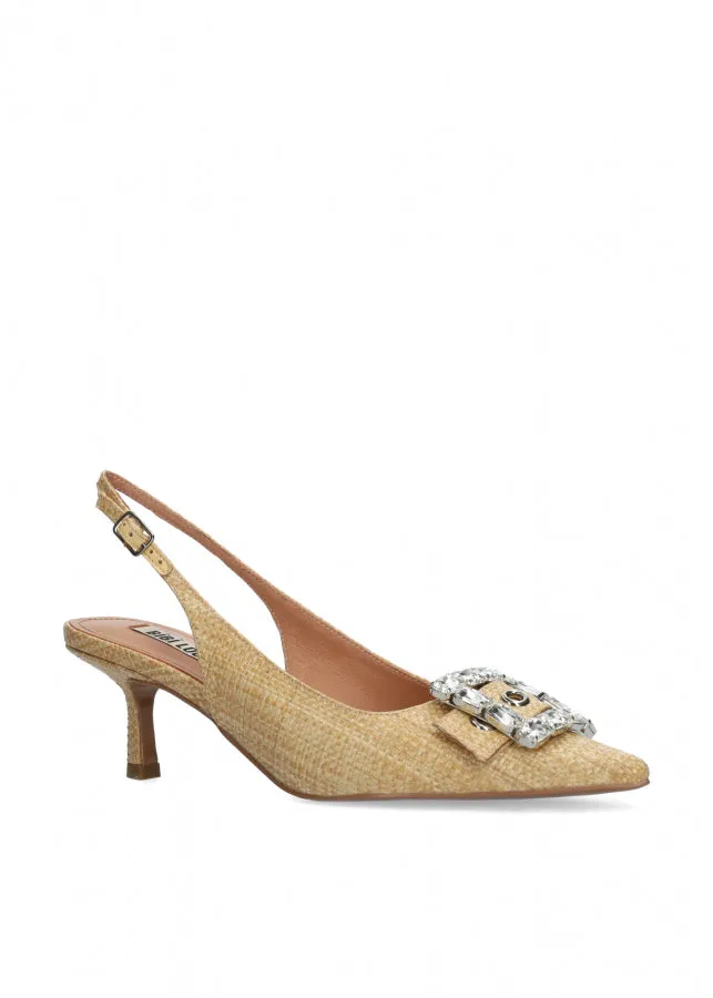 Bibi Lou Mia Pump in Natural