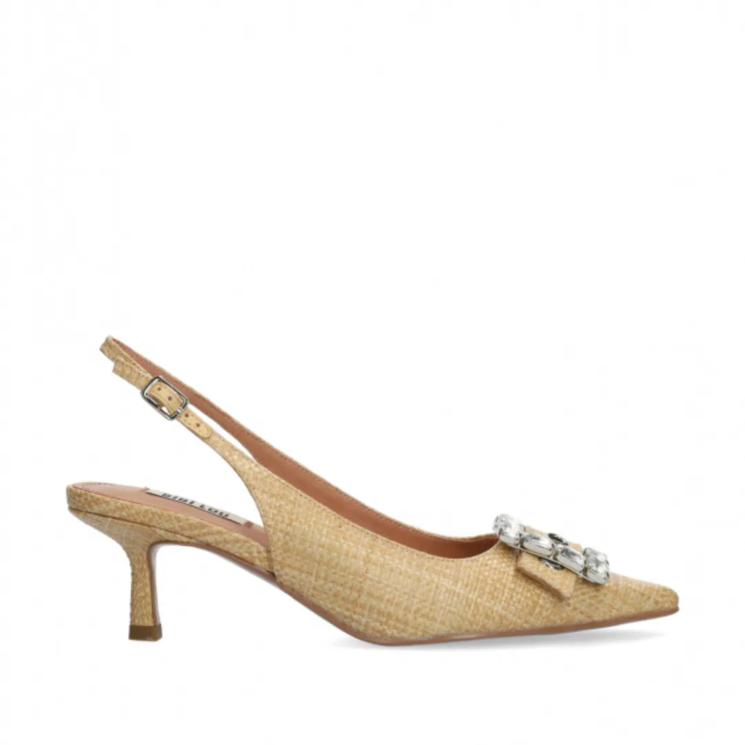 Bibi Lou Mia Pump in Natural