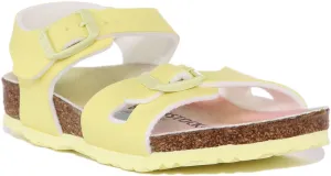 Birkenstock Rio Kids In Yellow For Kids | Narrow Fit