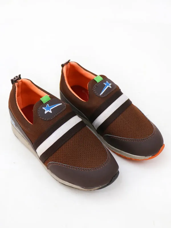 BJ24 Boys Shoes 8Yrs - 17Yrs Dark Brown