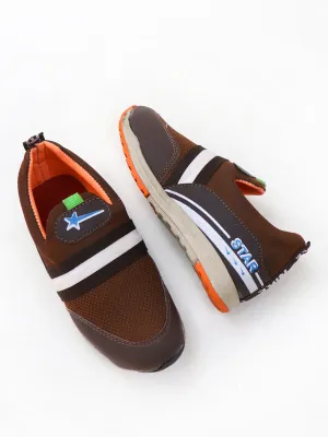 BJ24 Boys Shoes 8Yrs - 17Yrs Dark Brown