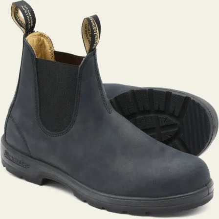 Blundstone Classic 587 Chelsea Boots - Rustic Black