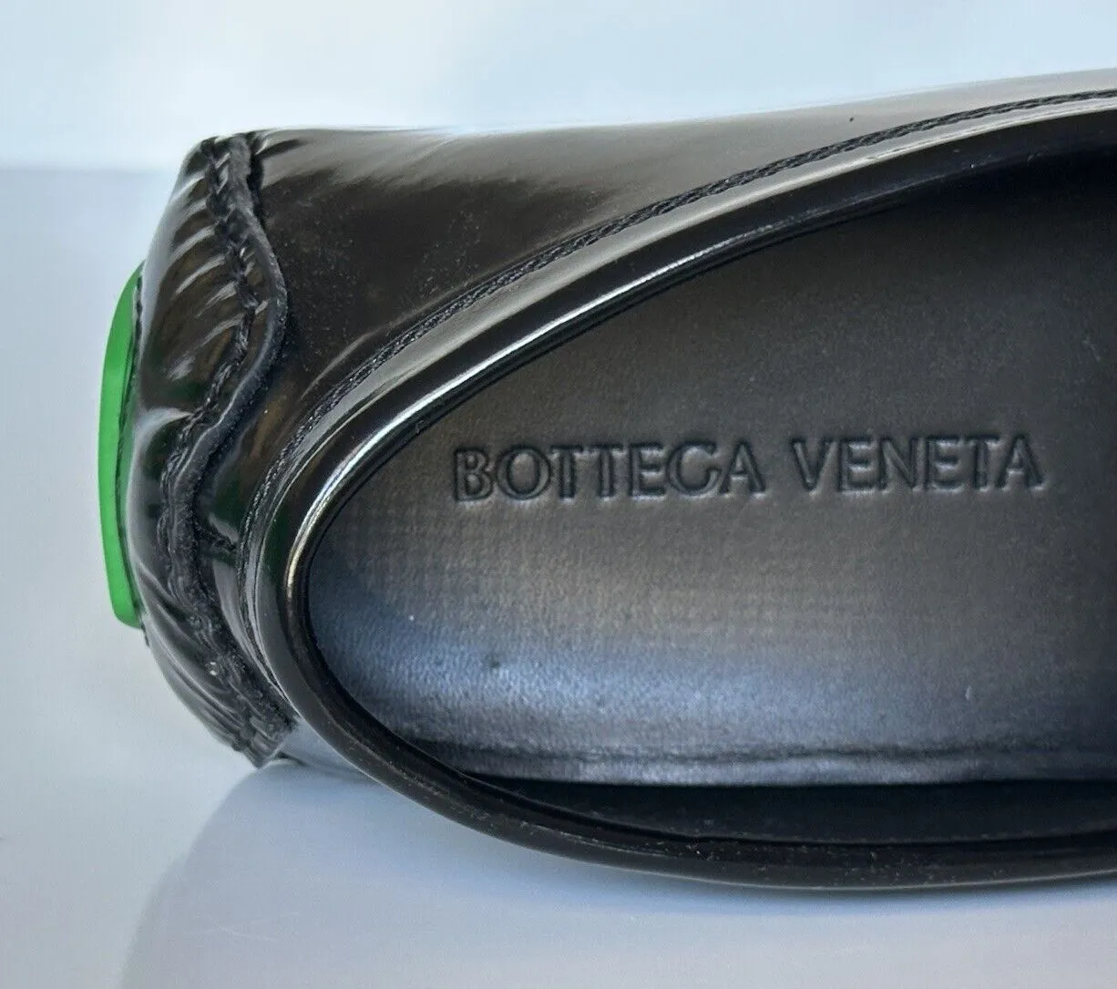 Bottega Veneta Men’s Leather Black Moccasin Shoes 12 US (45 Eu) 741331 NIB $1050