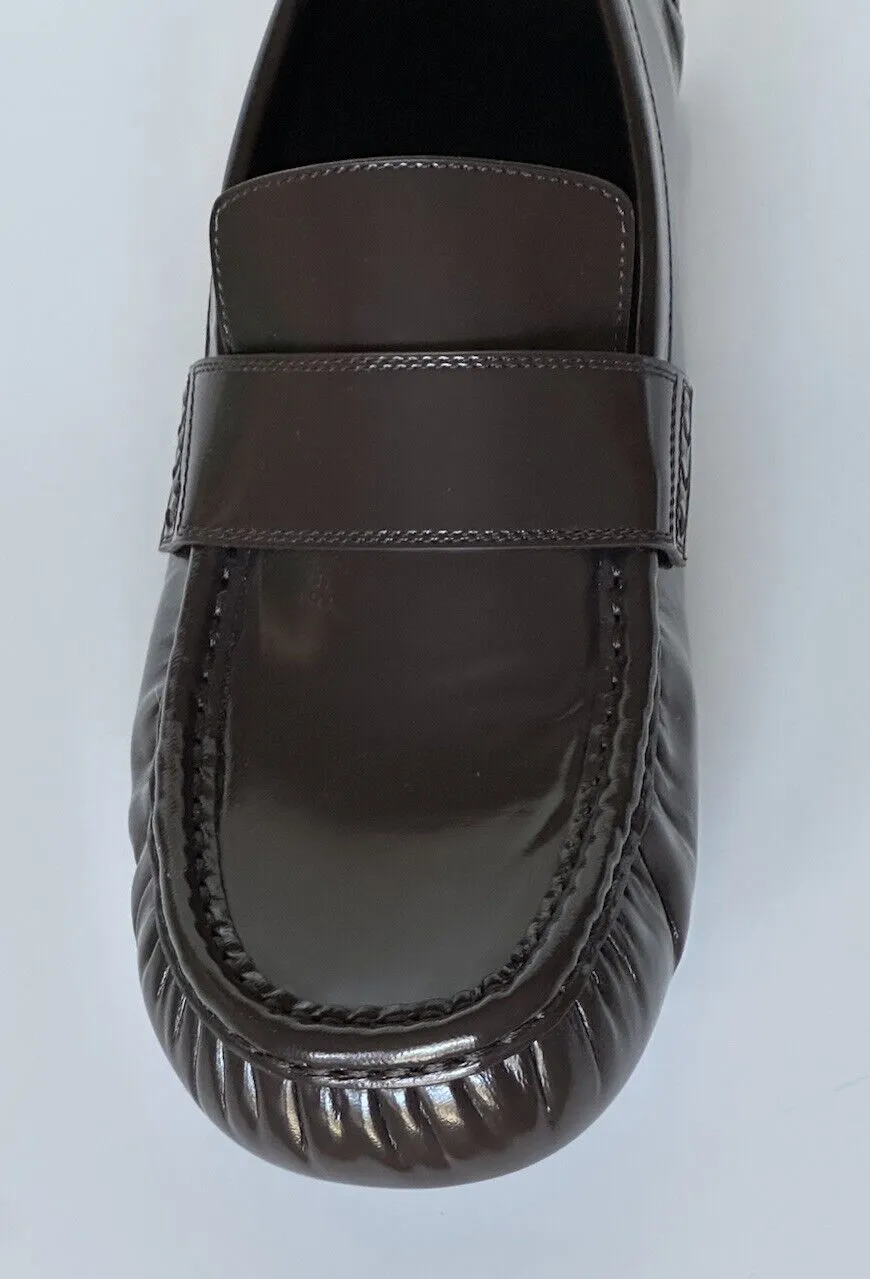 Bottega Veneta Men’s Leather Brown Moccasin Shoes 12 US (45 Eu) 741331 NIB $1050