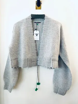 Brazeau Tricot Sterling Chunky Crop Cardigan