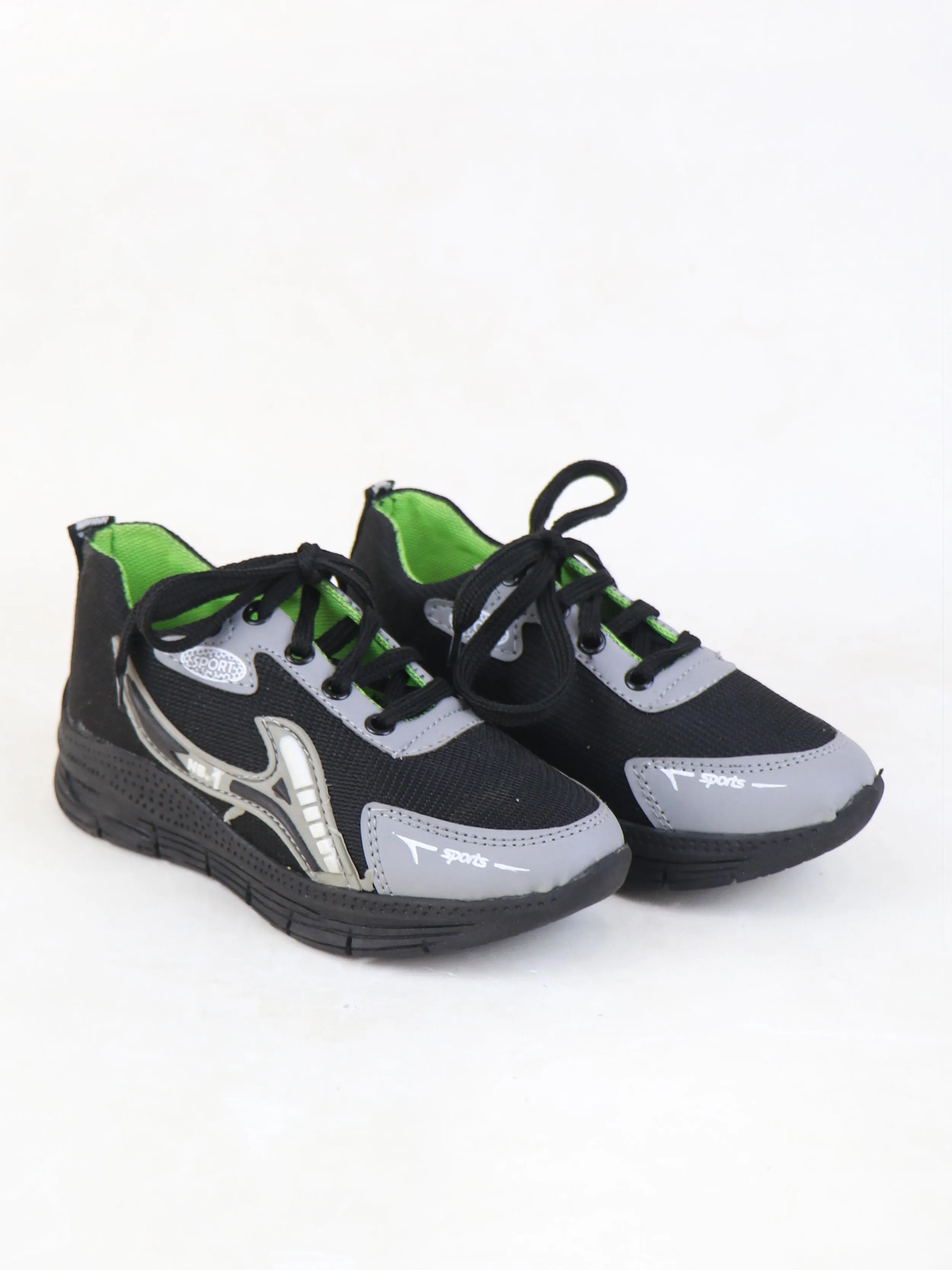 BS49 Boys Jogger Shoes 13Yrs - 17Yrs Black