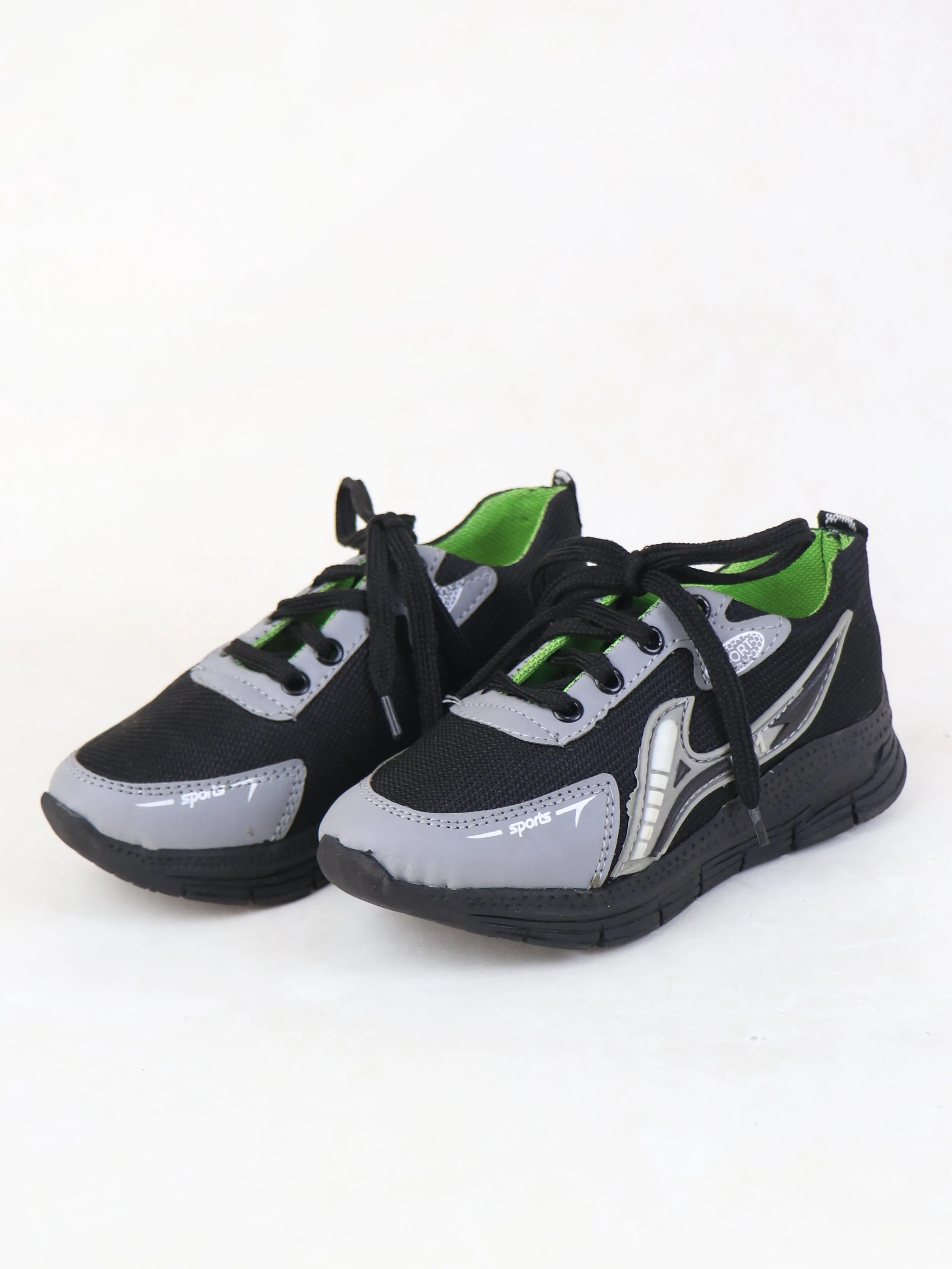 BS49 Boys Jogger Shoes 13Yrs - 17Yrs Black