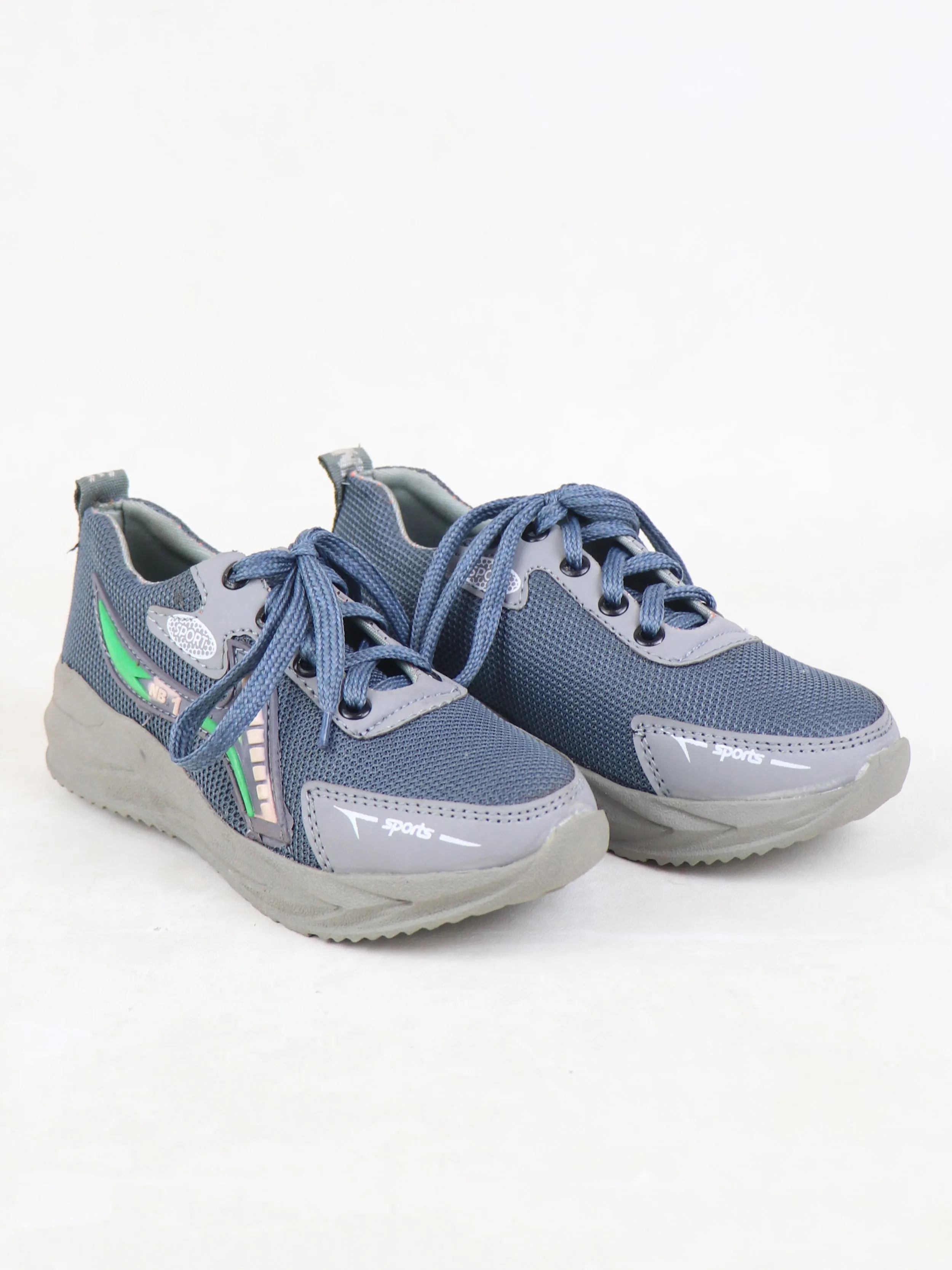 BS54 Boys Jogger Shoes 8Yrs - 17Yrs Grey