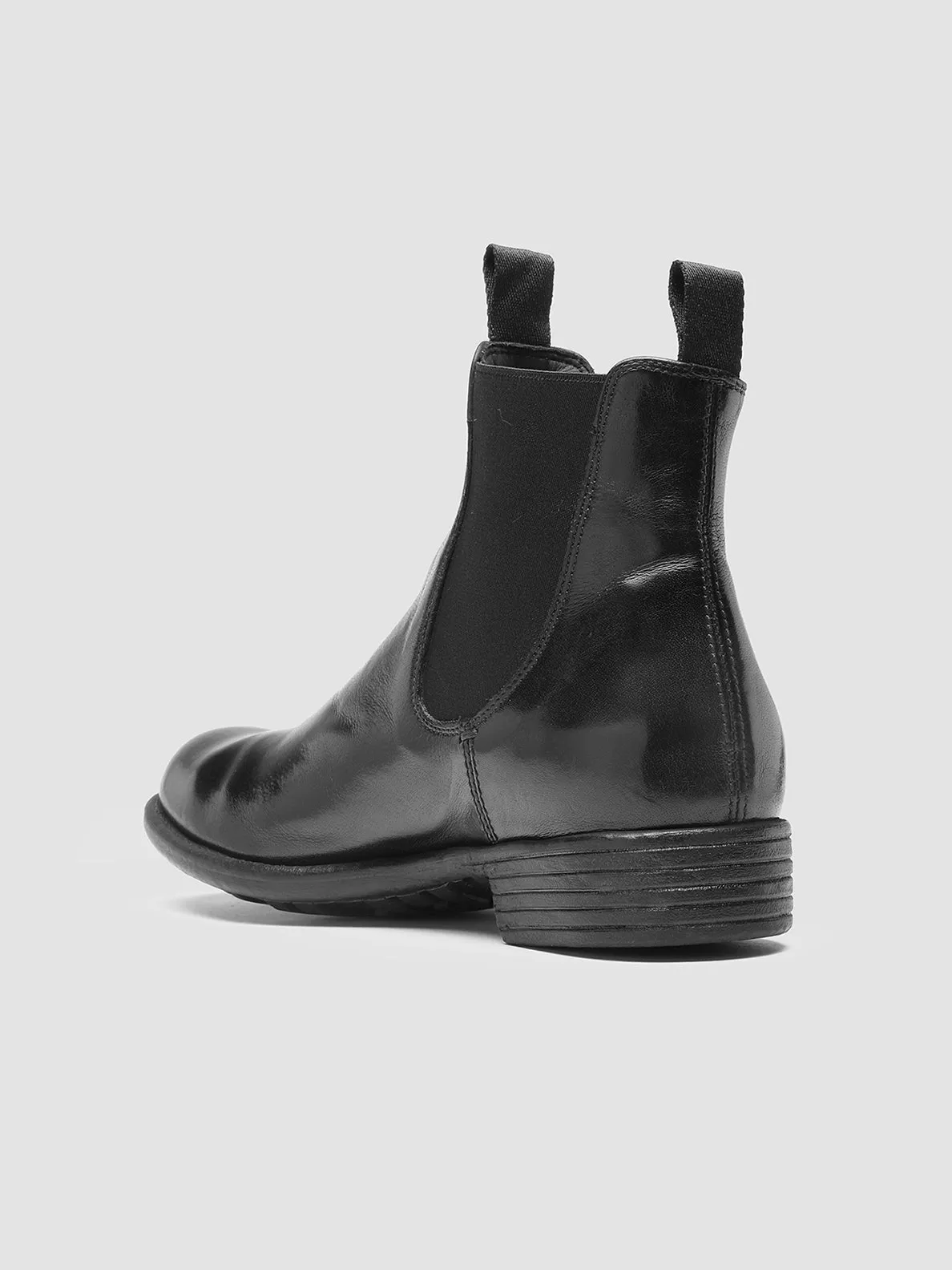 CALIXTE 004 - Black Leather Chelsea Boots