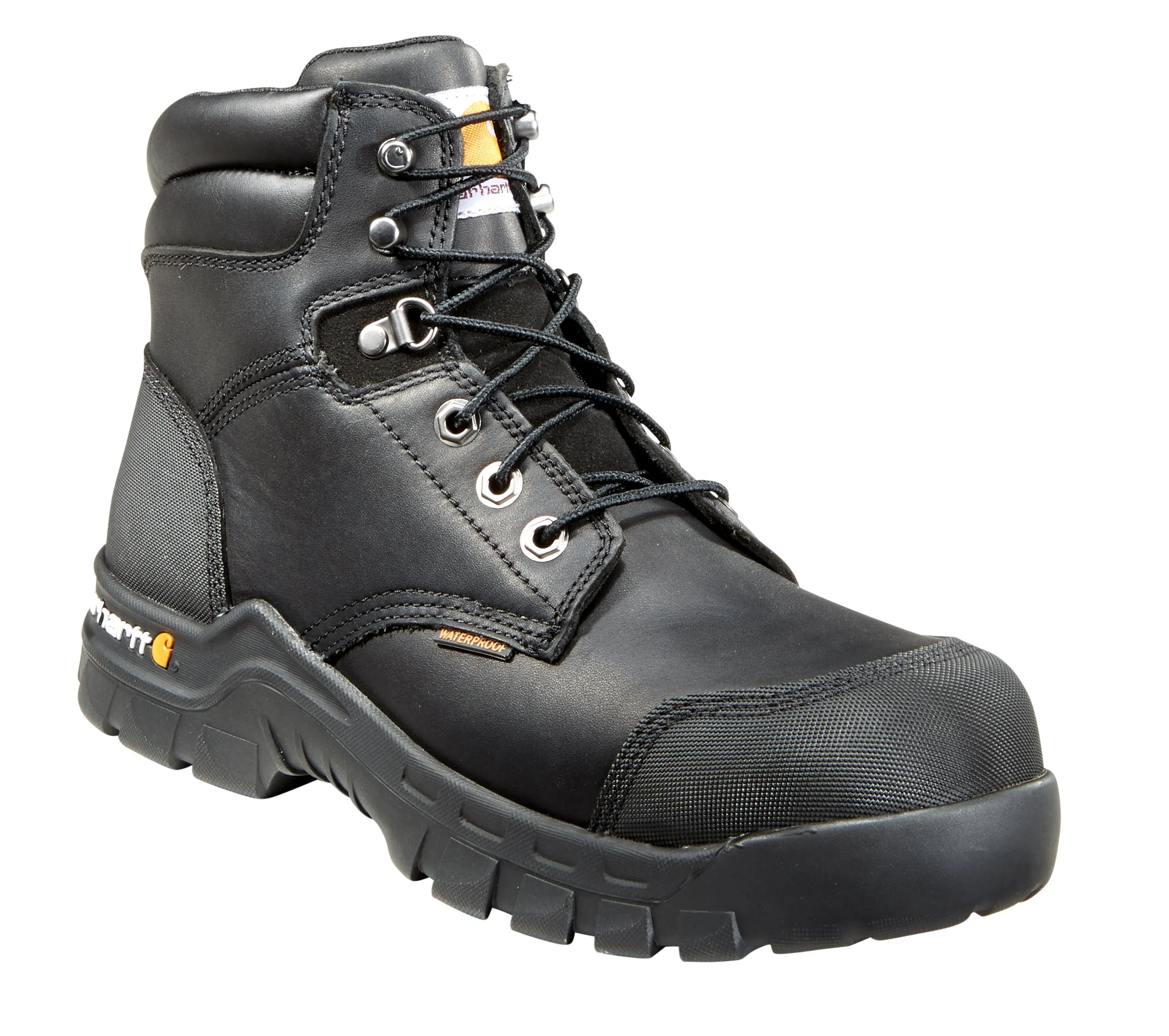 Carhartt Men's 6" Rugged Flex Comp Toe WP CSA Work Boot Black CMR6971