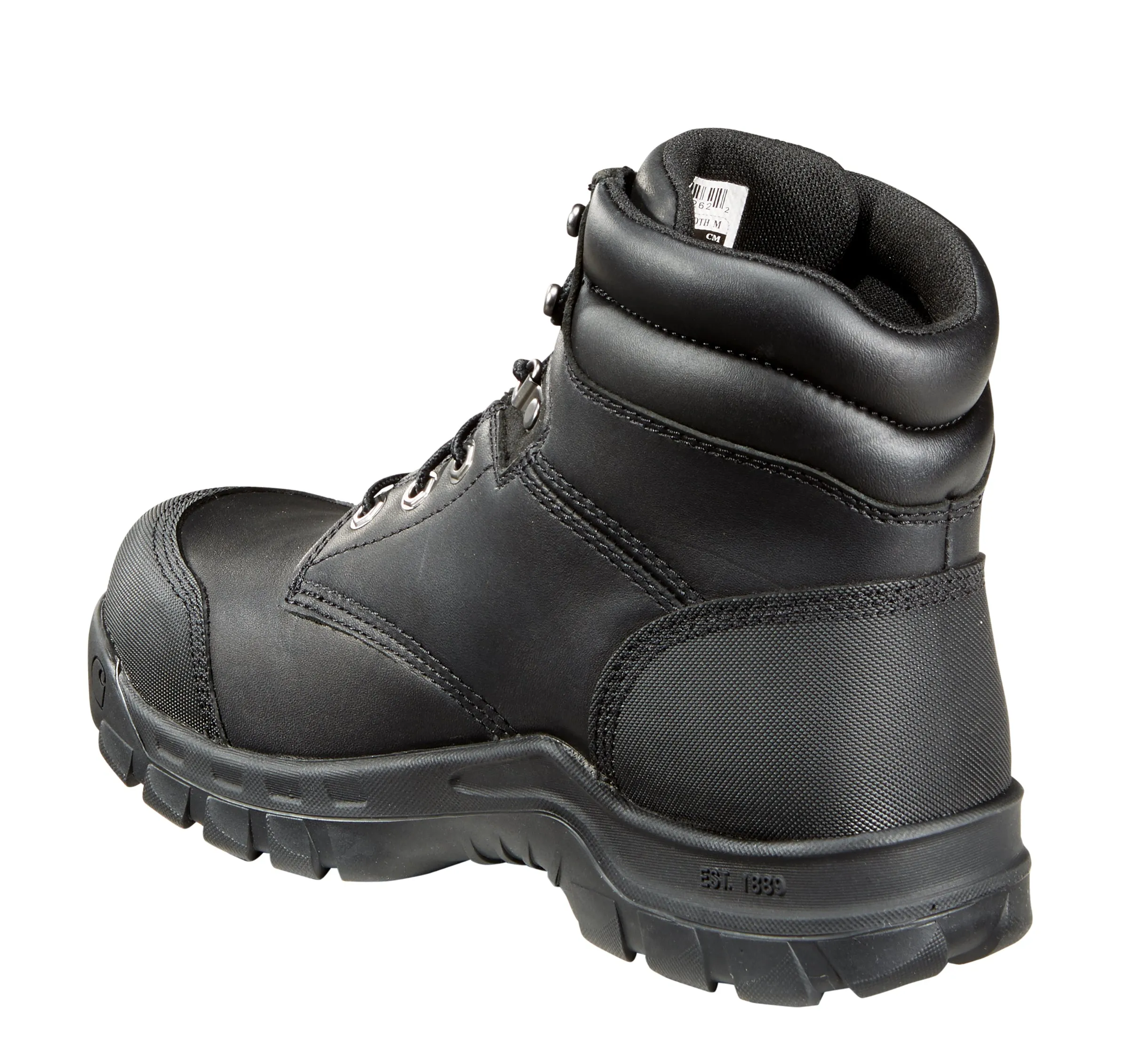 Carhartt Men's 6" Rugged Flex Comp Toe WP CSA Work Boot Black CMR6971