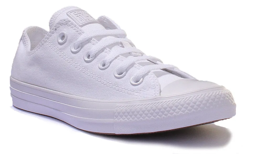 Converse 1U647 CT All Star Low Trainer In White Mono