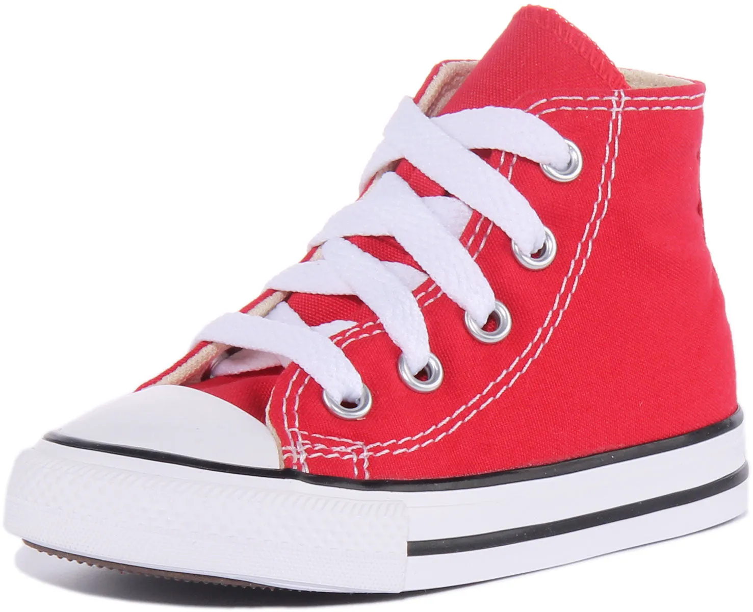 Converse All Star Hi Core In Red For Infants