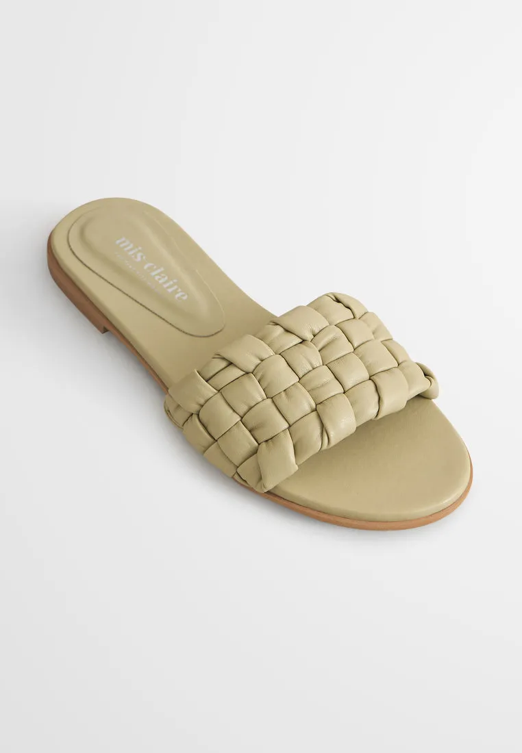 Cullen Soft Cushion Plaited Slide Sandals