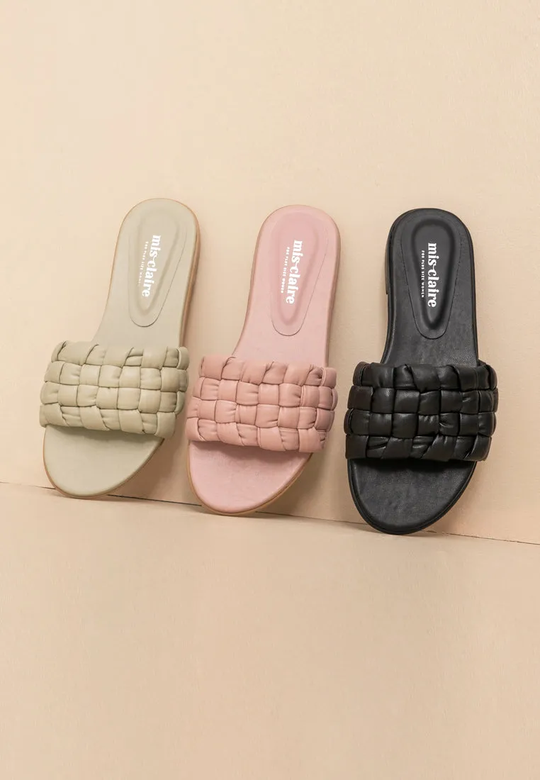 Cullen Soft Cushion Plaited Slide Sandals