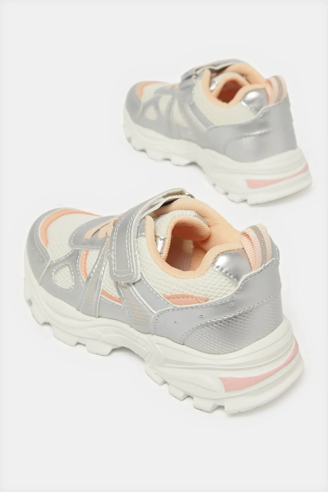 Girls Multicolour Colour Block Trainers