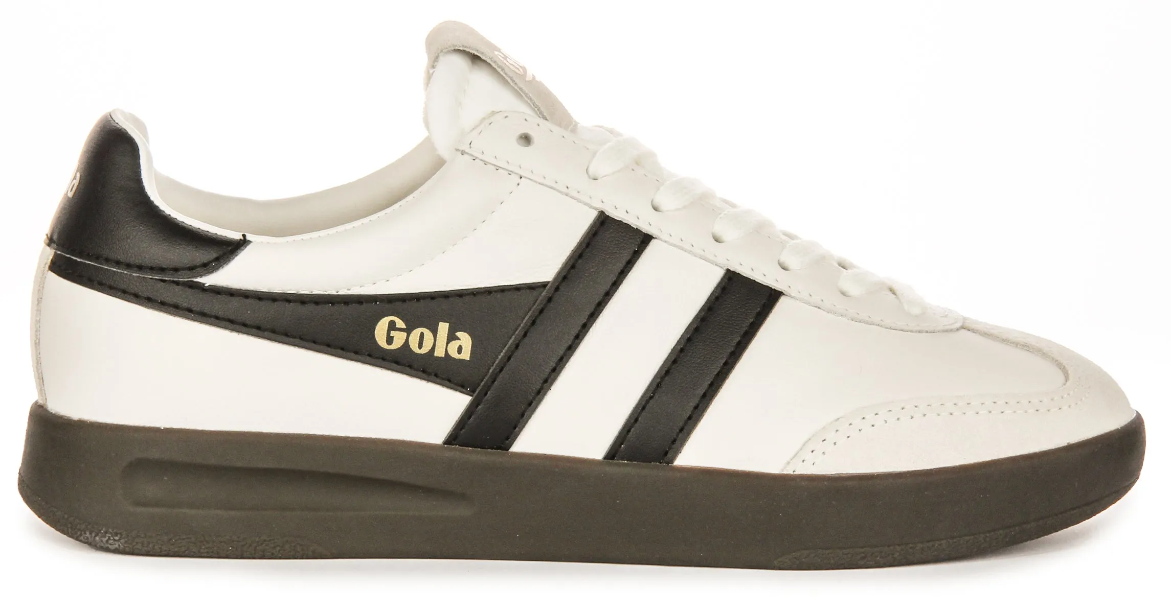 Gola Classics Cyclone Leather In White Black For Women