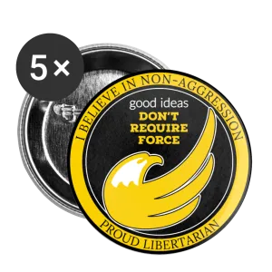 Good Ideas Don't require Force Buttons large 2.2'' (5-pack)