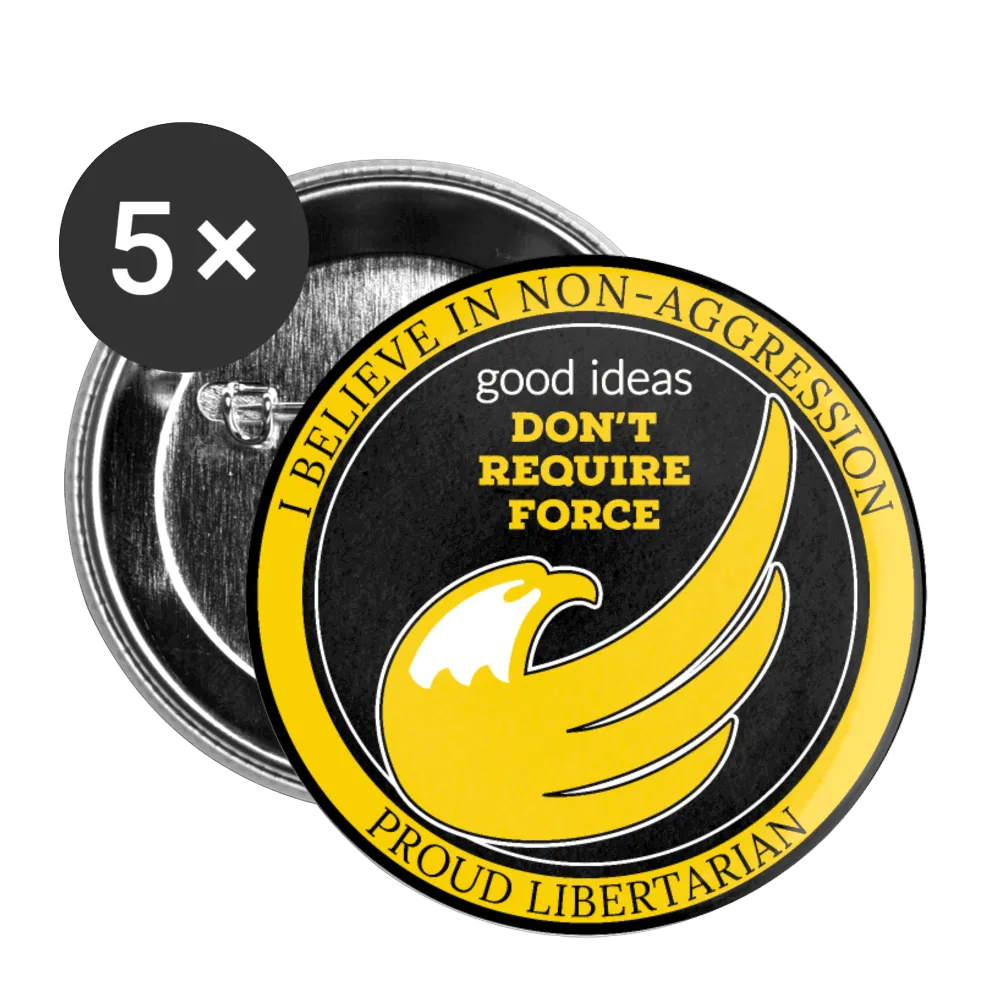 Good Ideas Don't require Force Buttons large 2.2'' (5-pack)