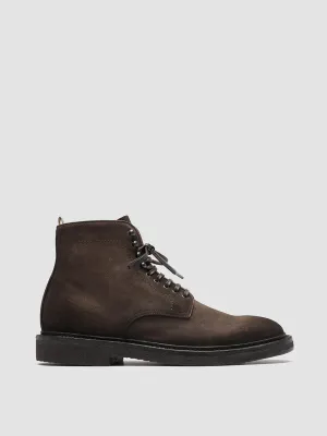 HOPKINS CREPE 107 - Brown Suede Ankle Boots