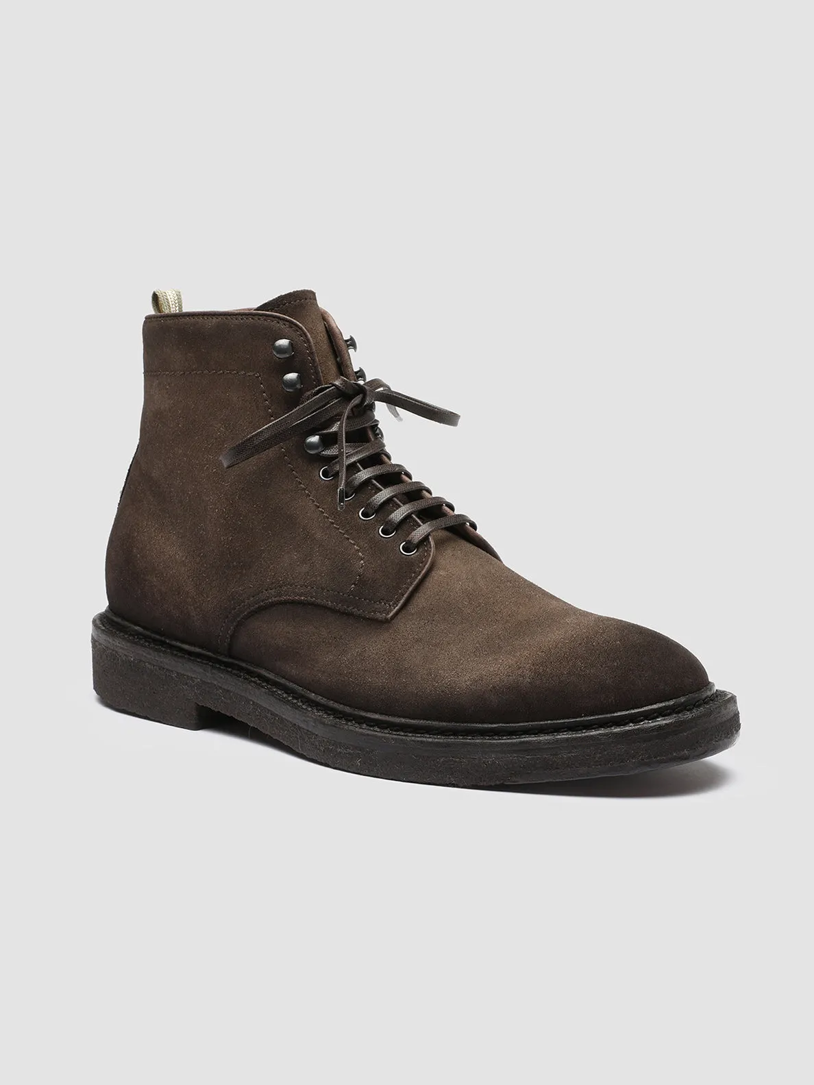 HOPKINS CREPE 107 - Brown Suede Ankle Boots