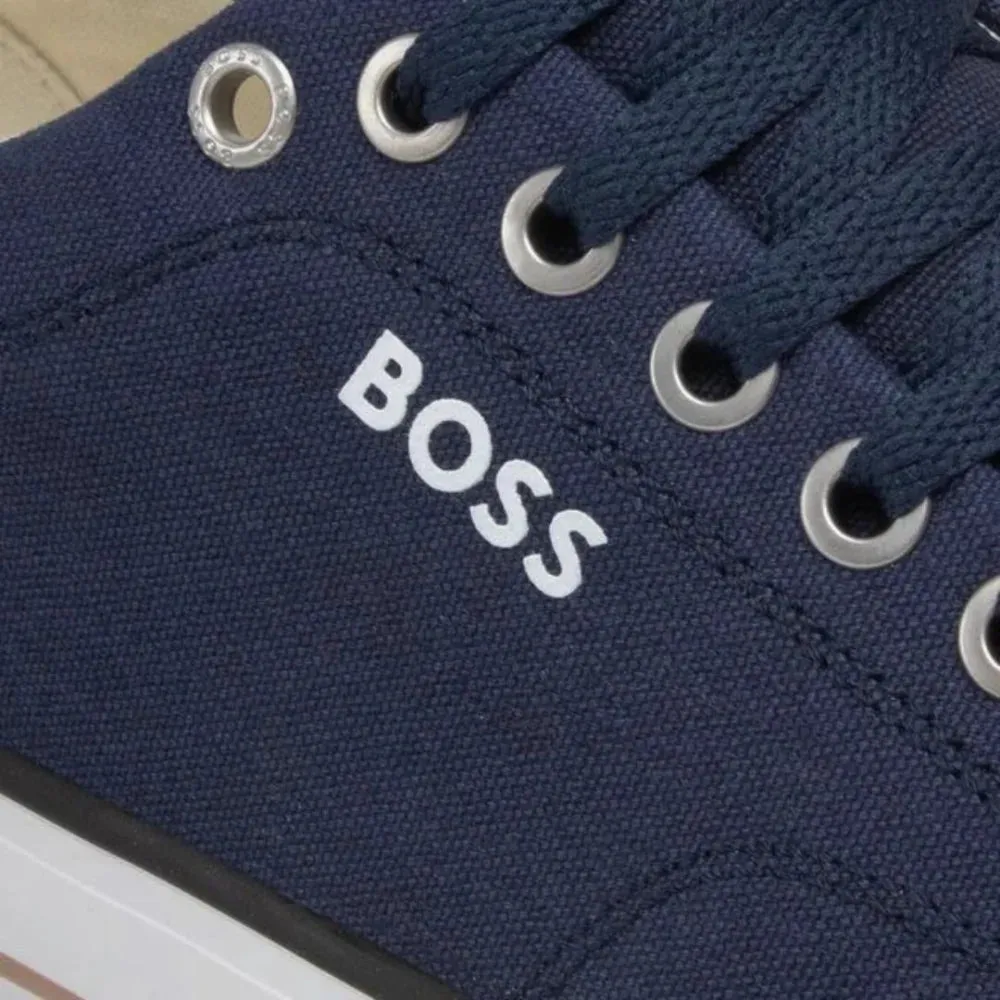 HUGO BOSS Aiden TENN LTB Canvas Trainers Men 50470866-NVY