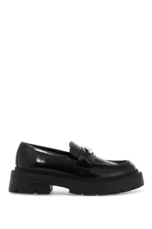 JIMMY CHOO marlow leather loafers in