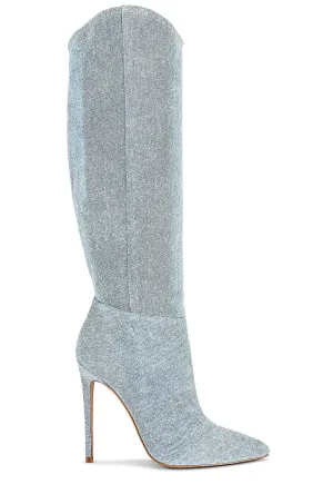 JLO Jennifer Lopez x REVOLVE Rokwood Boots, Light Blue