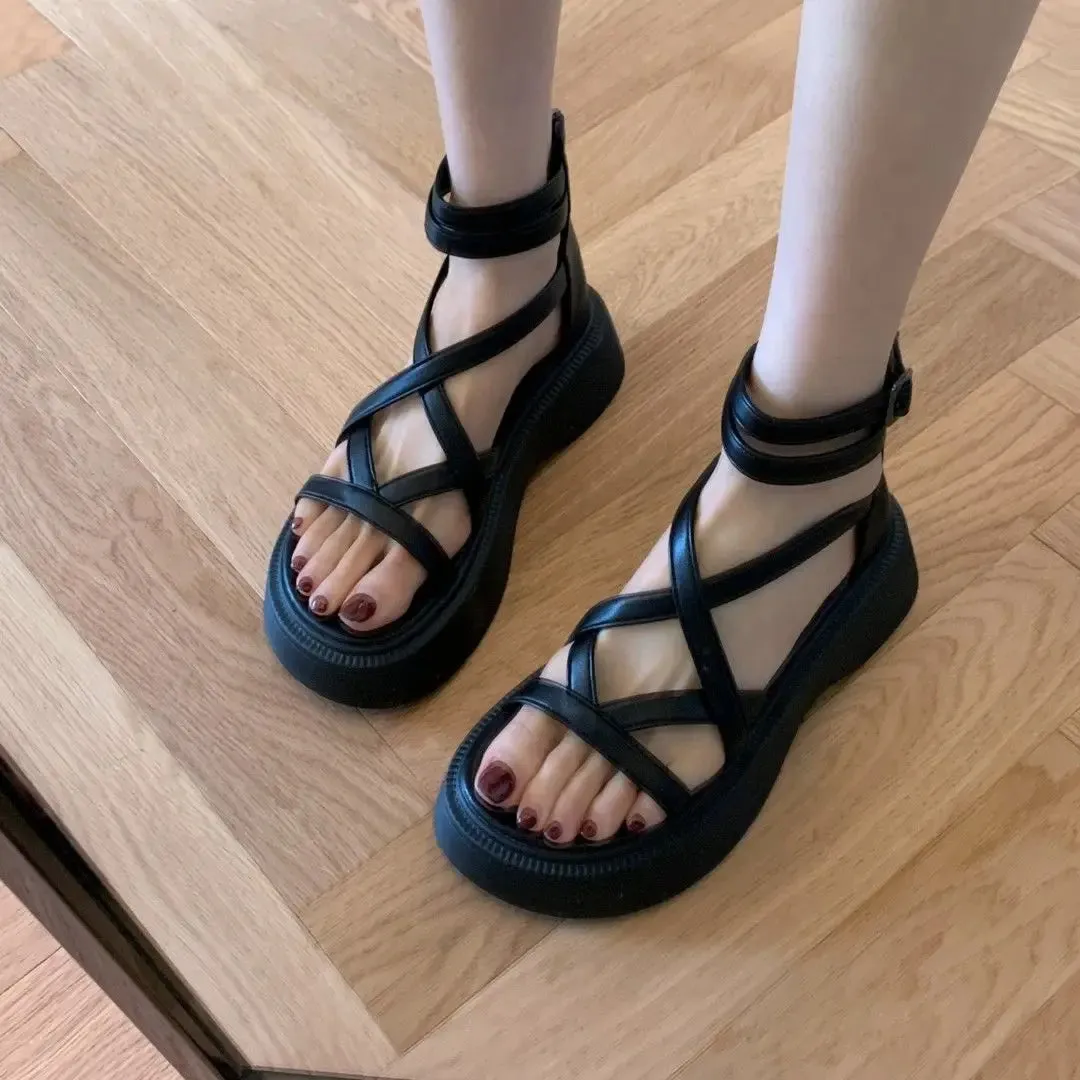 Joskaa 2024 New Cute Chunky Sandals