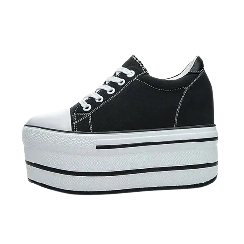 Joskaa 2024 New Sneakers Black Platform