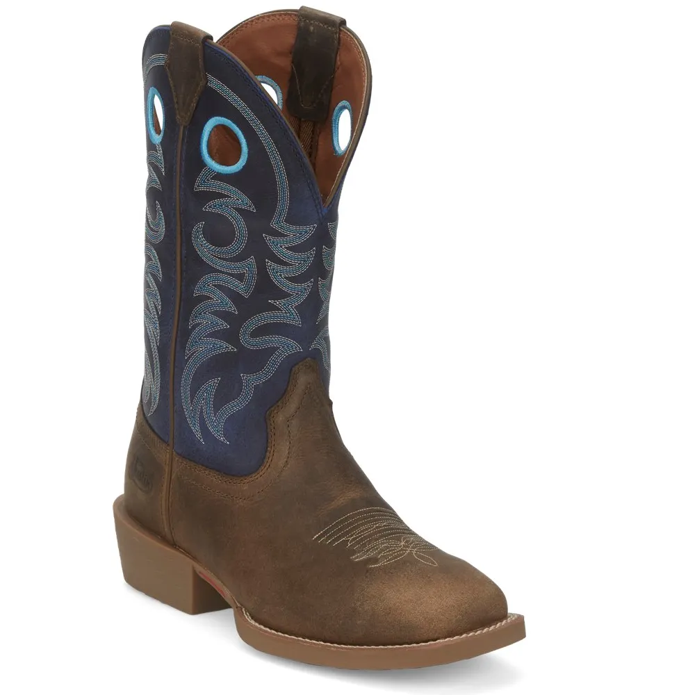 Justin Boots SE7611 Muley 12" Western Boot  Peanut Tan