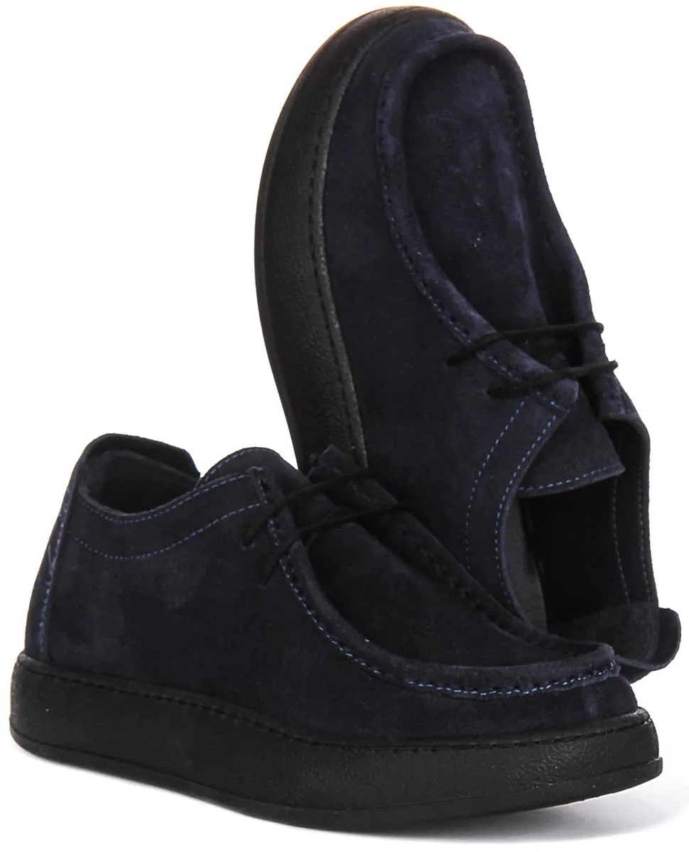 Justinreess England Kyla Suede In Navy For Women