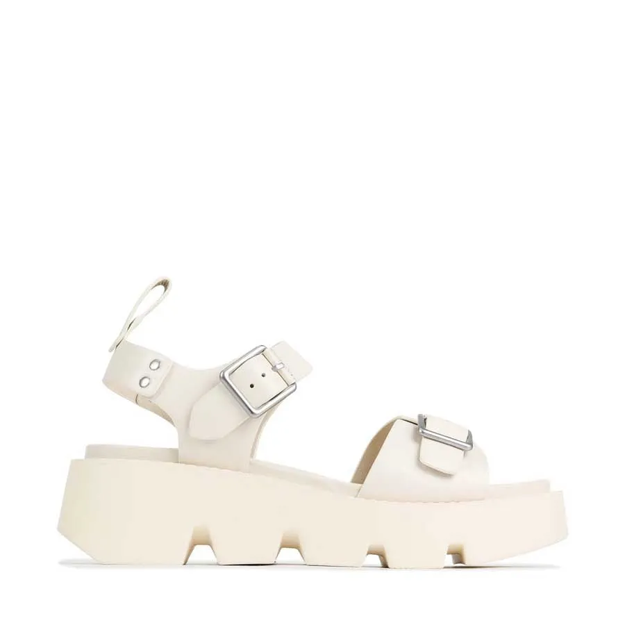 KAIRA LEATHER PLATFORM SANDALS