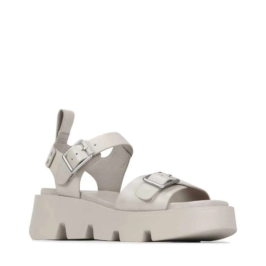 KAIRA LEATHER PLATFORM SANDALS