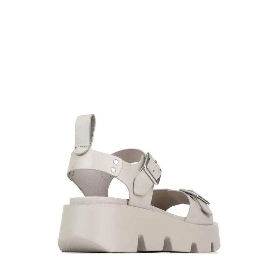 KAIRA LEATHER PLATFORM SANDALS