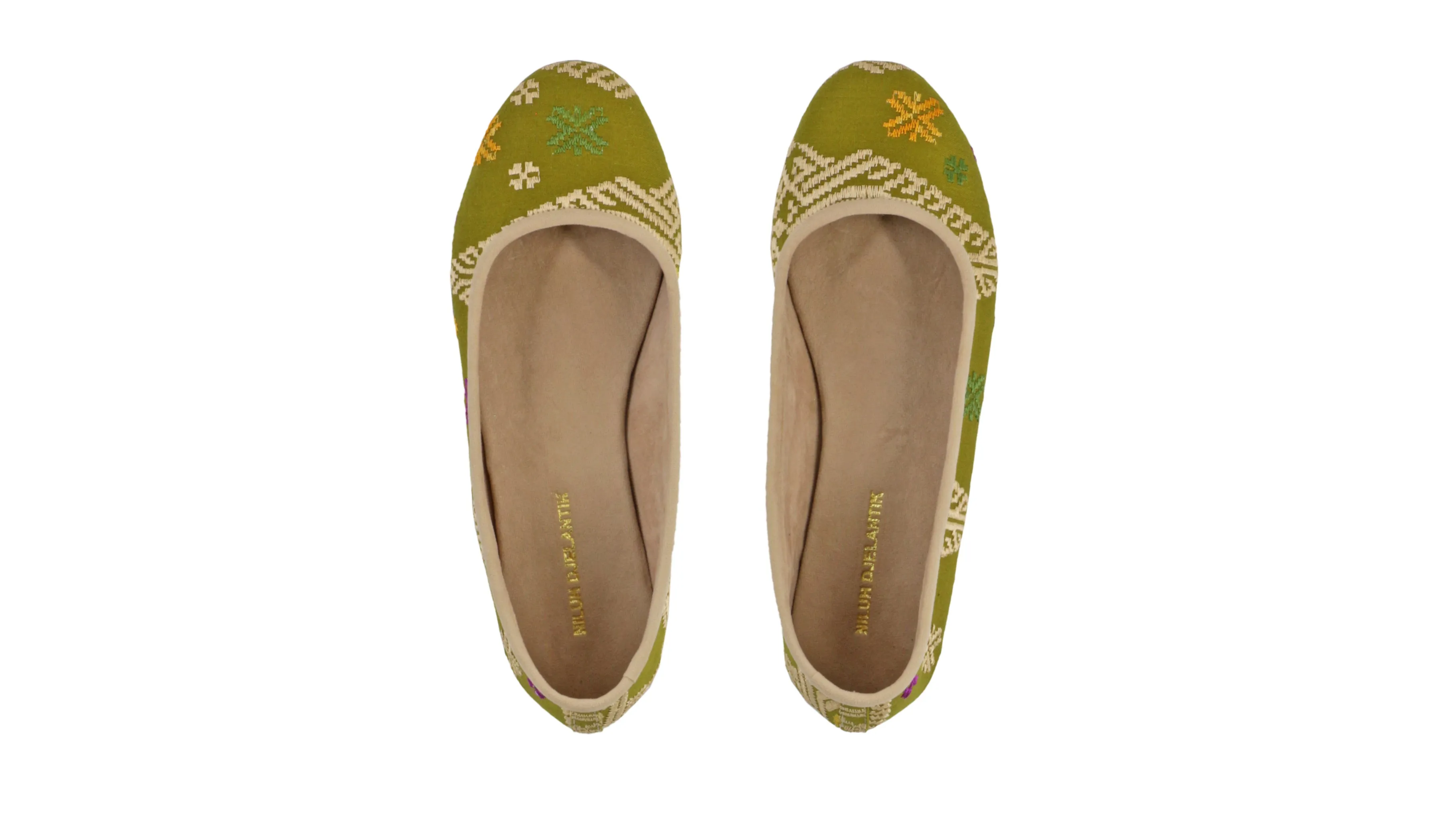 Kate 20mm Ballet - Olive Songket