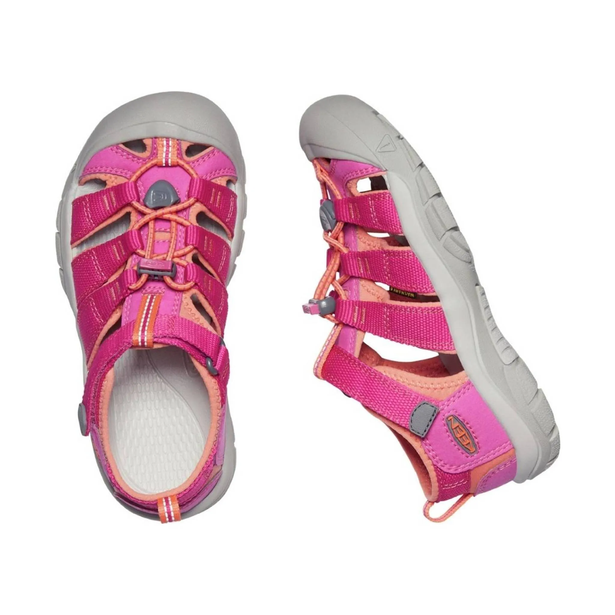 KEEN Big Kids' Newport H2 - Verry Berry/Fusion Coral