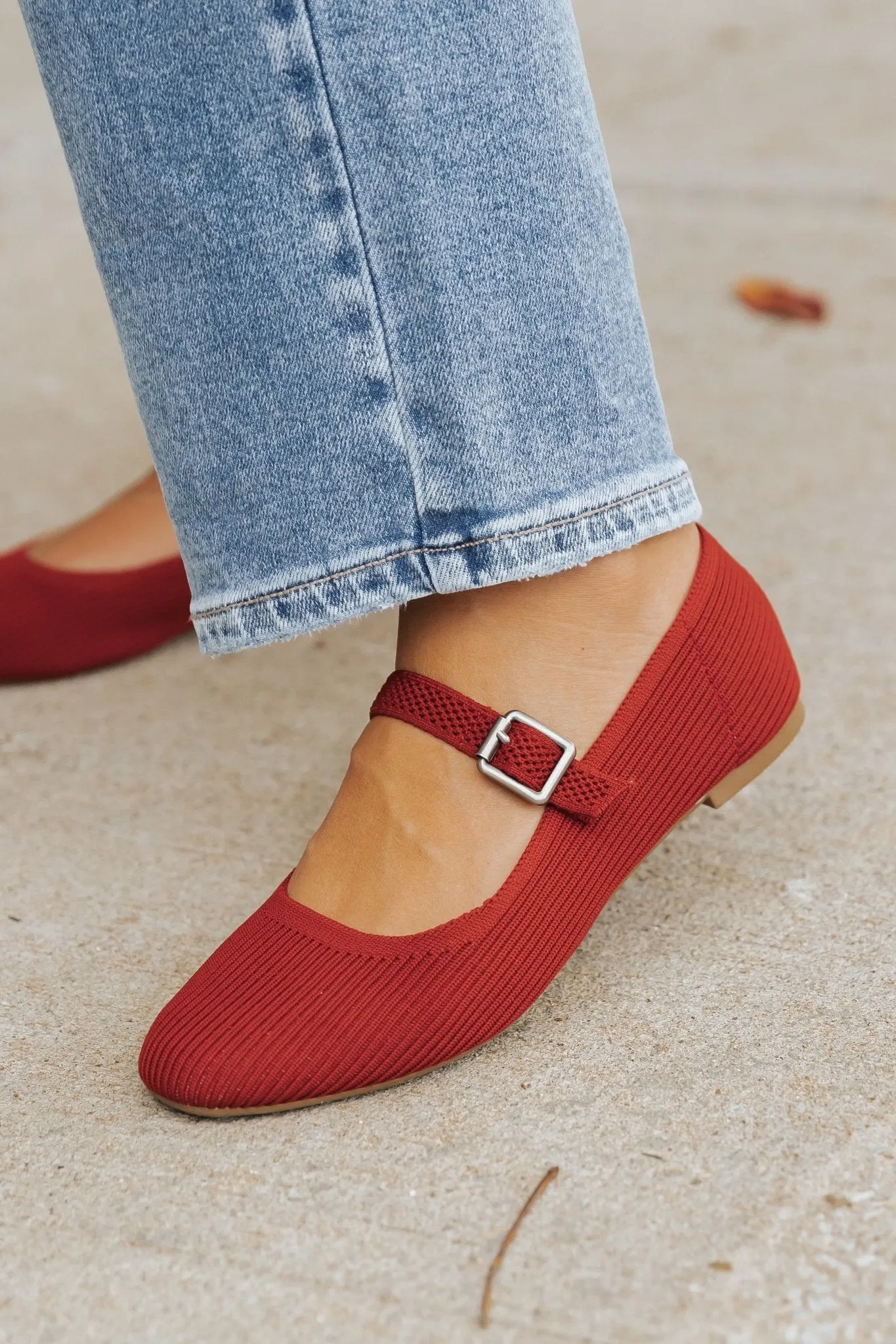 Mia Brita Red Ballet Flats - FINAL SALE