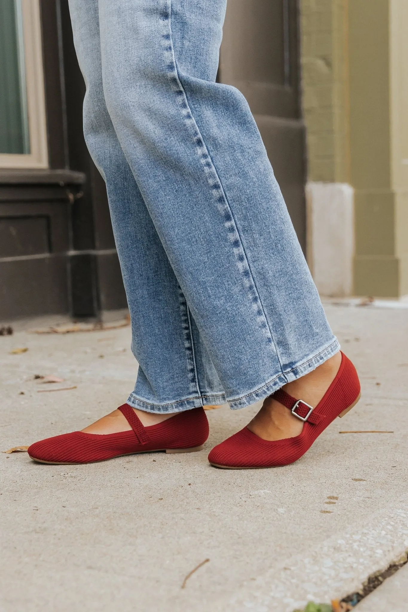 Mia Brita Red Ballet Flats - FINAL SALE