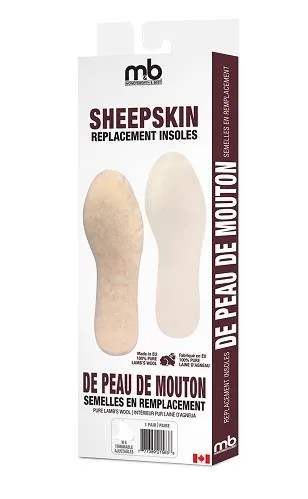 Moneysworth & Best Sheepskin Insoles - Men's 10